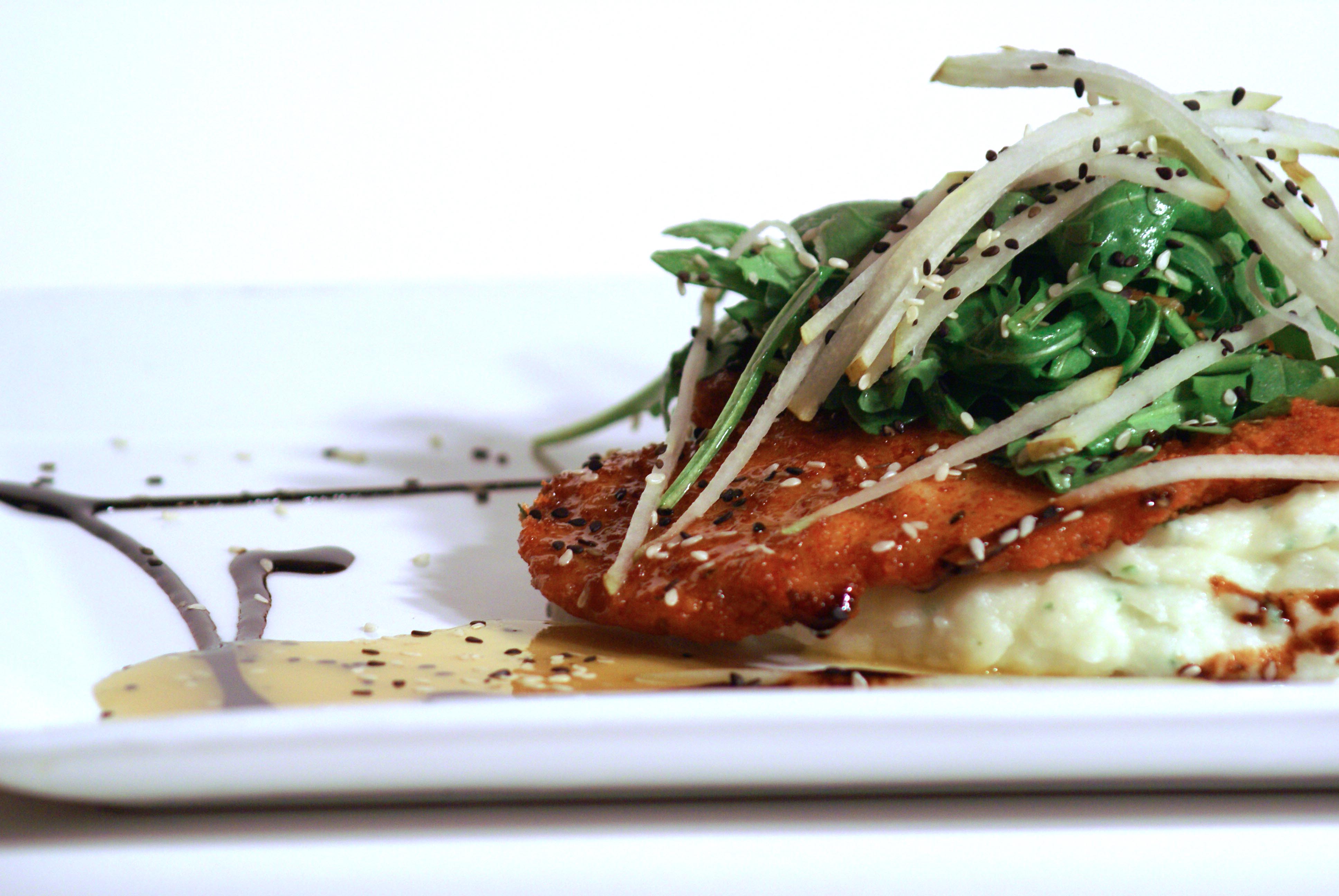 Honey-Dijon Crusted Chicken Cutlet Honey-Dijon Crusted Chicken Cutlet picture